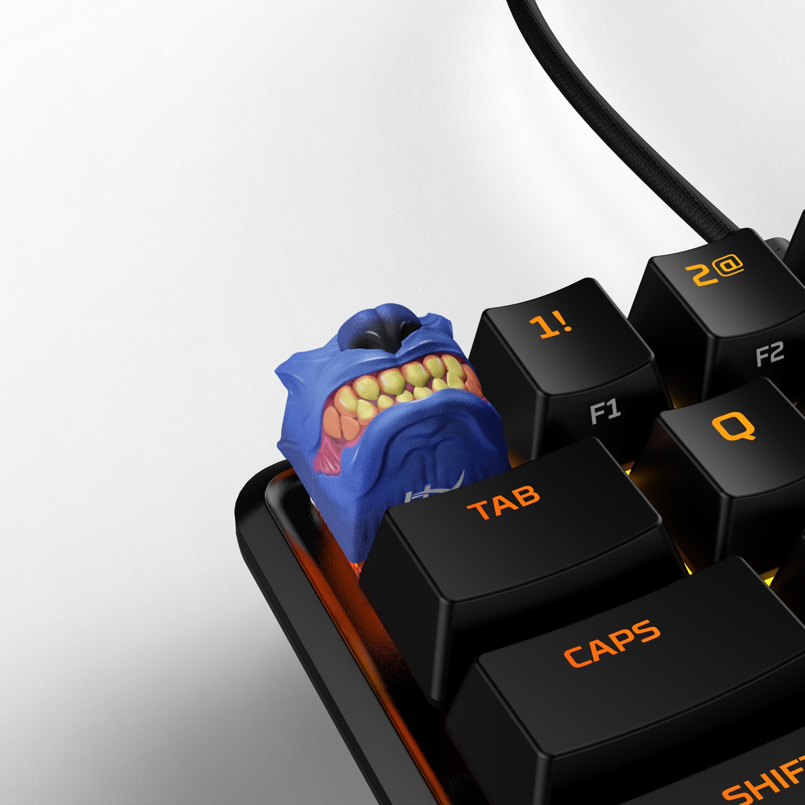 HyperX 3D Bundle - Brock Hofer - Fanged Beast + Ghost Beast + GRIM Beast Keycaps - Image 3