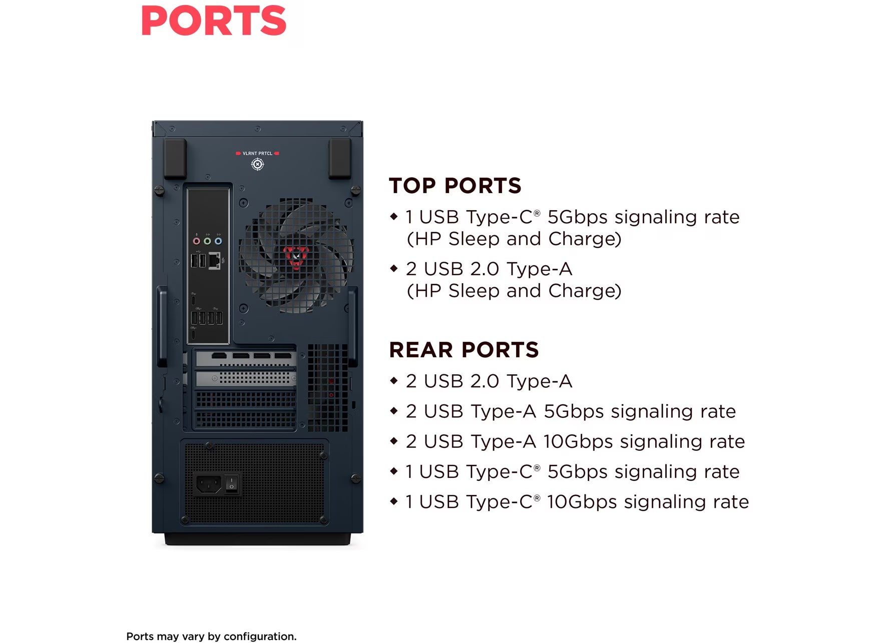 OMEN 35L Gaming Desktop GT16-0080t PC. Windows 11 Home. Intel® Core™ i7. 32GB RAM. 1TB SSD. NVIDIA® GeForce RTX™ 5060. Valorant Limited Edition - Image 7